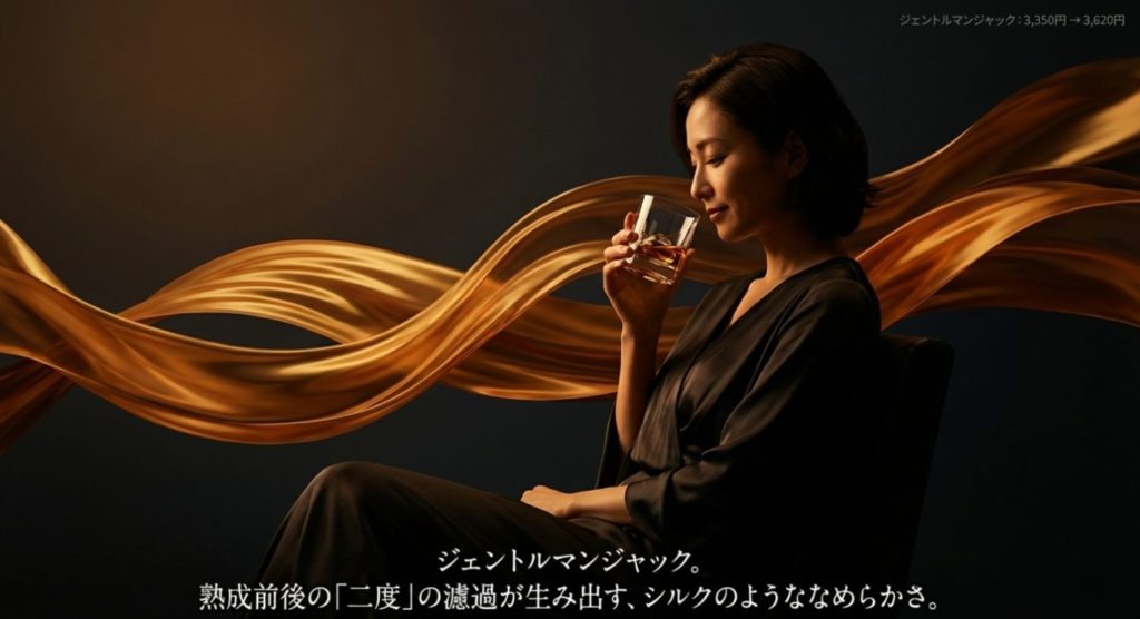 ジェントルマンジャックが放つ至高のなめらかさを示す画像。