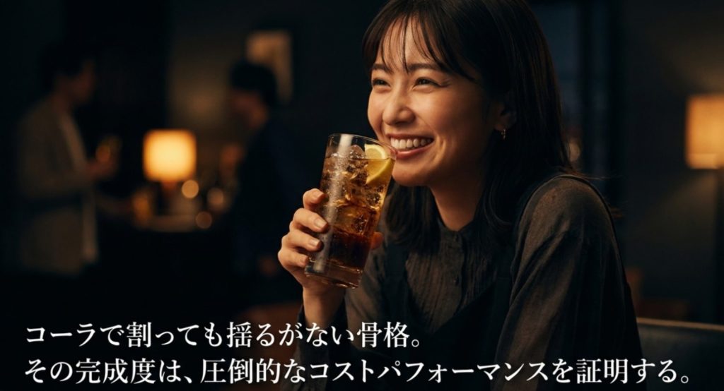 飲み方で変わる実質的なコストパフォーマンスを示す画像。