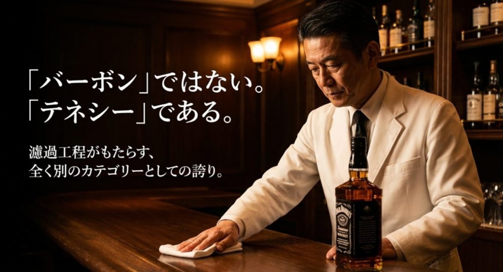 ジャックダニエルをまずいと感じる味覚の正体を示す画像。