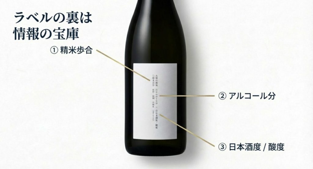 ラベルの見方をマスターして好みの味を探すを示す画像