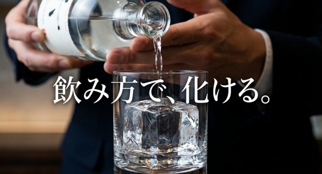 用途や飲み方に合わせる焼酎の選び方のポイントを示す画像