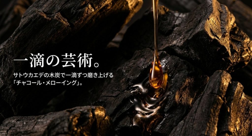 バーボンとの違いを知れば語れる独自のこだわりを示す画像。