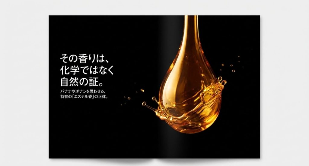 セメダインのような臭いとテネシー製法の関係を示す画像。