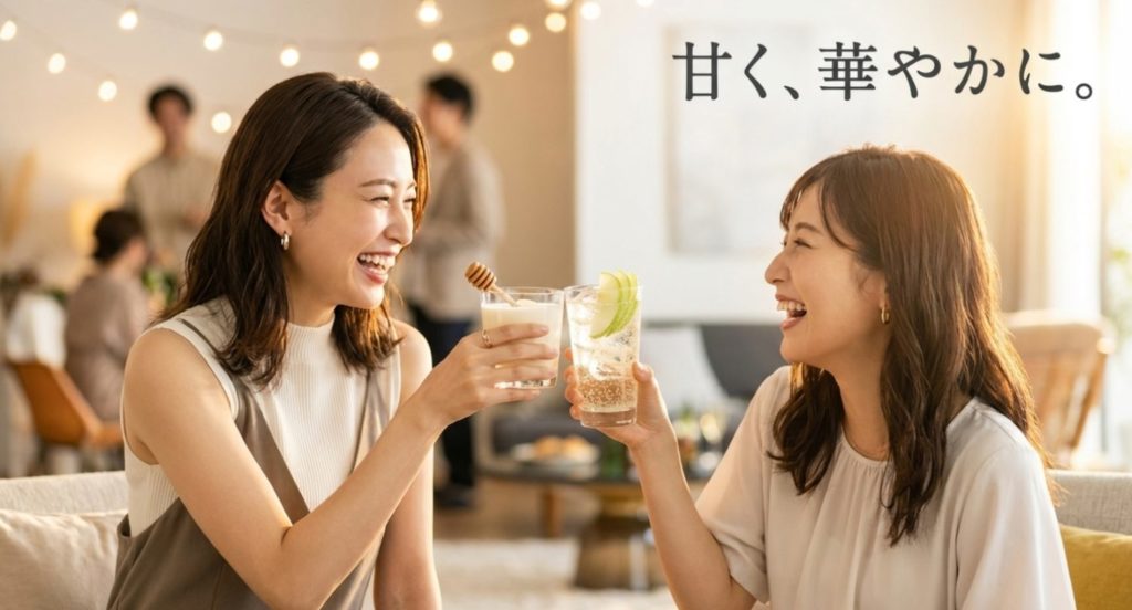 初心者や女性にもおすすめのハニーやアップルの魅力を示す画像。